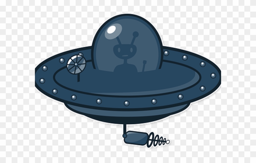 Ufo Clipart Blank Background - Unidentified Flying Object - Png Download