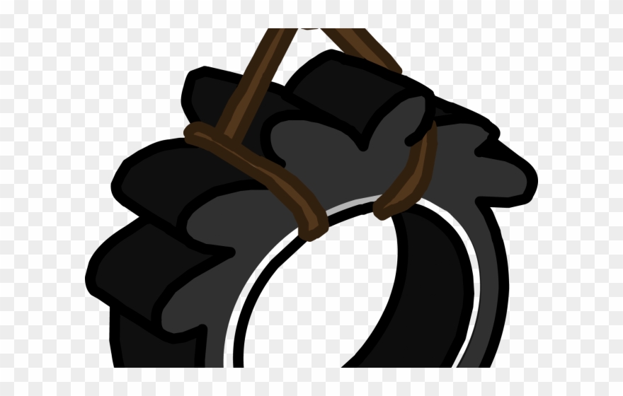 Tire Swing Clipart Tree Swing - Png Download