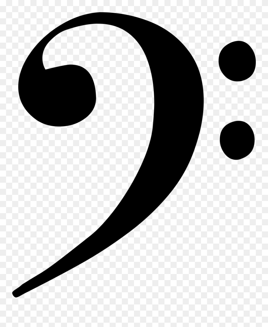 6th Grade Chorus- Draw And Label The Clef Meant For - Bass Clef No Background Clipart