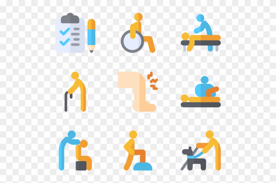 Physiotherapy - Physio Icon Clipart