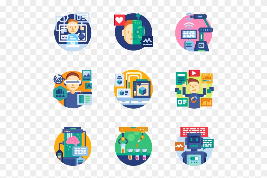Technology Of The Future - Class Icons Clipart