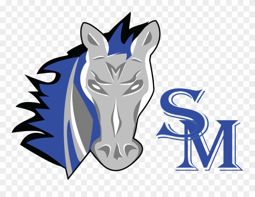 Smoky Mountain Mustangs - Cartoon Clipart
