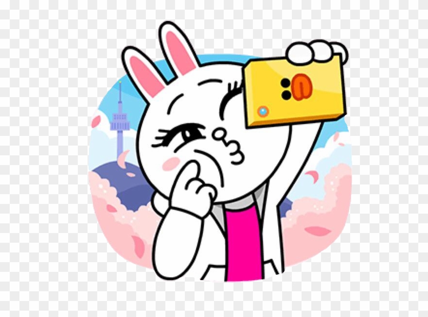 Cute Stickers Png Line Friends Clipart