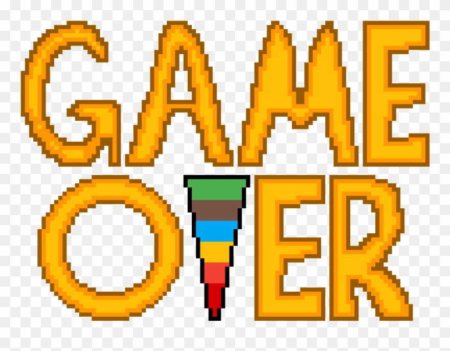 Game Over Finish - Has Cupquake Clipart