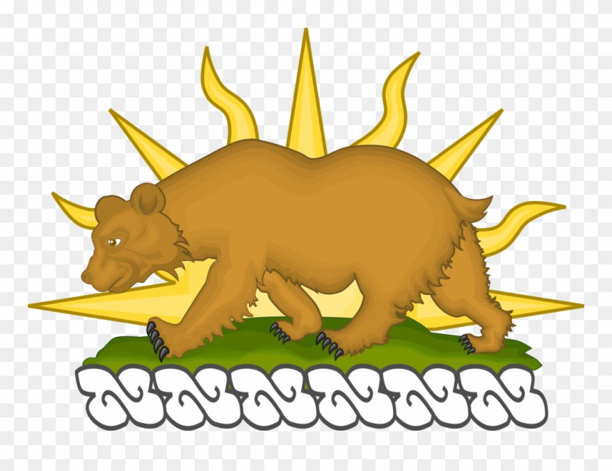 California National Guard Crest - Cartoon Clipart