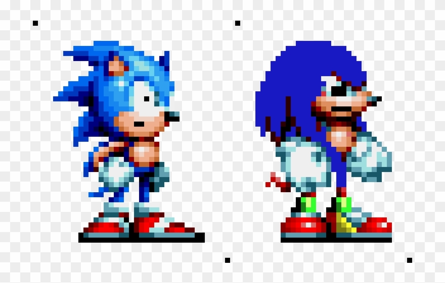 Sonic & Knuckles - Sonic Clipart