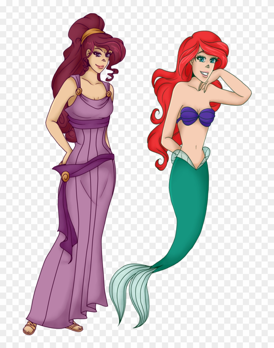 Megara And Ariel By Setsuna-yena - Megara And Ariel Clipart