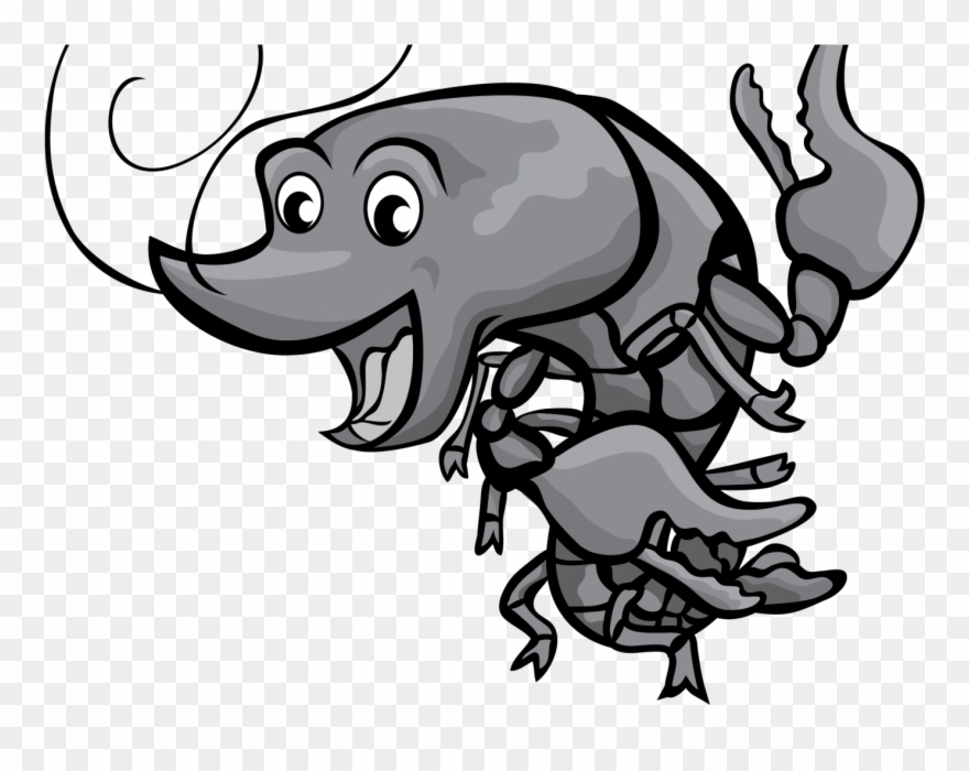 Cartoon Crawfish Clip Art Free Boil Vector Images Exceptional - Illustration - Png Download