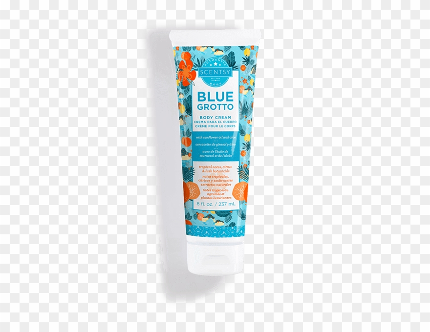 Blue Grotto Scentsy Body Cream - Scentsy Blue Grotto Shower Clipart