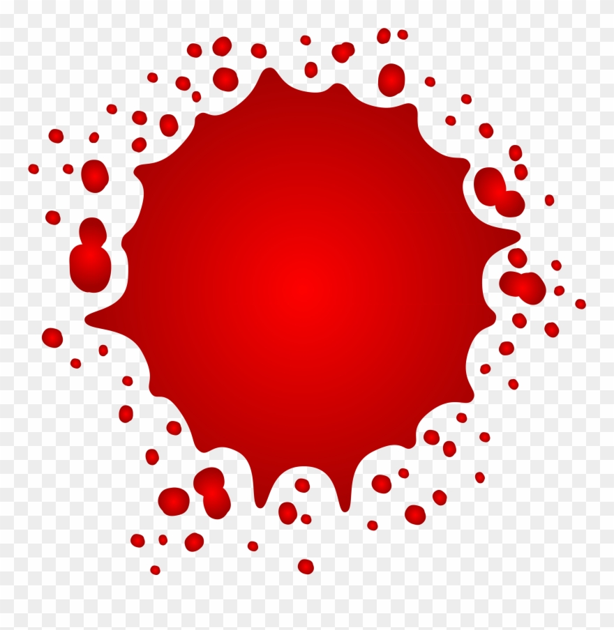 Red Splatter Png - Wolf Whistle Clipart