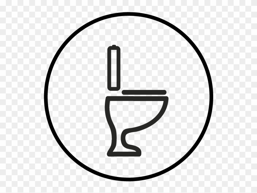 Separate Wc, - Line Art Clipart