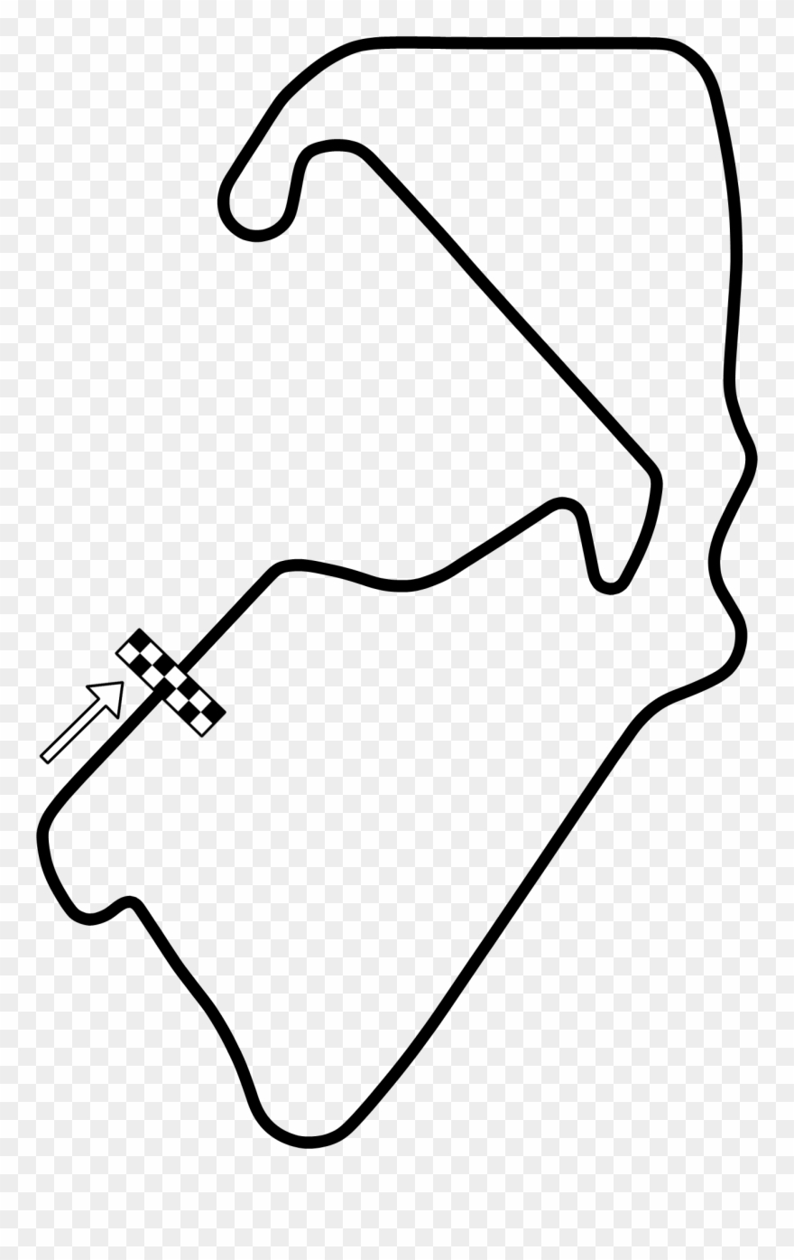 Arena Layout - Lay Out Silverstone Track Clipart