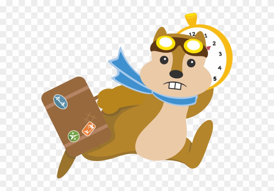 Procrastinate Much - Hipmunk Clipart