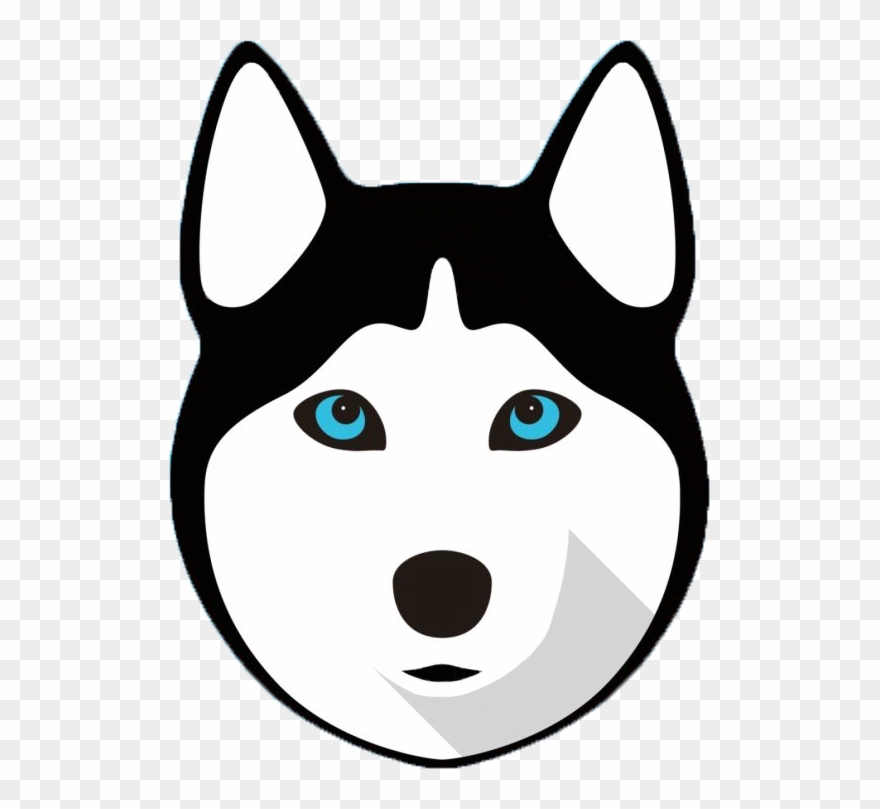 Logo - Cartoon Siberian Face Clipart