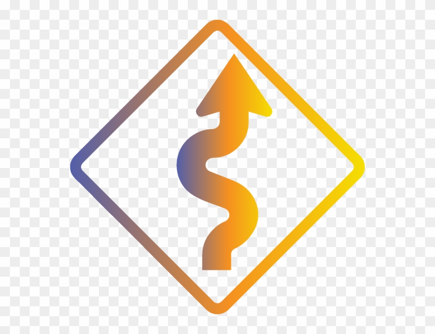 First Impact Icon - Arrows On Road Signs Clipart