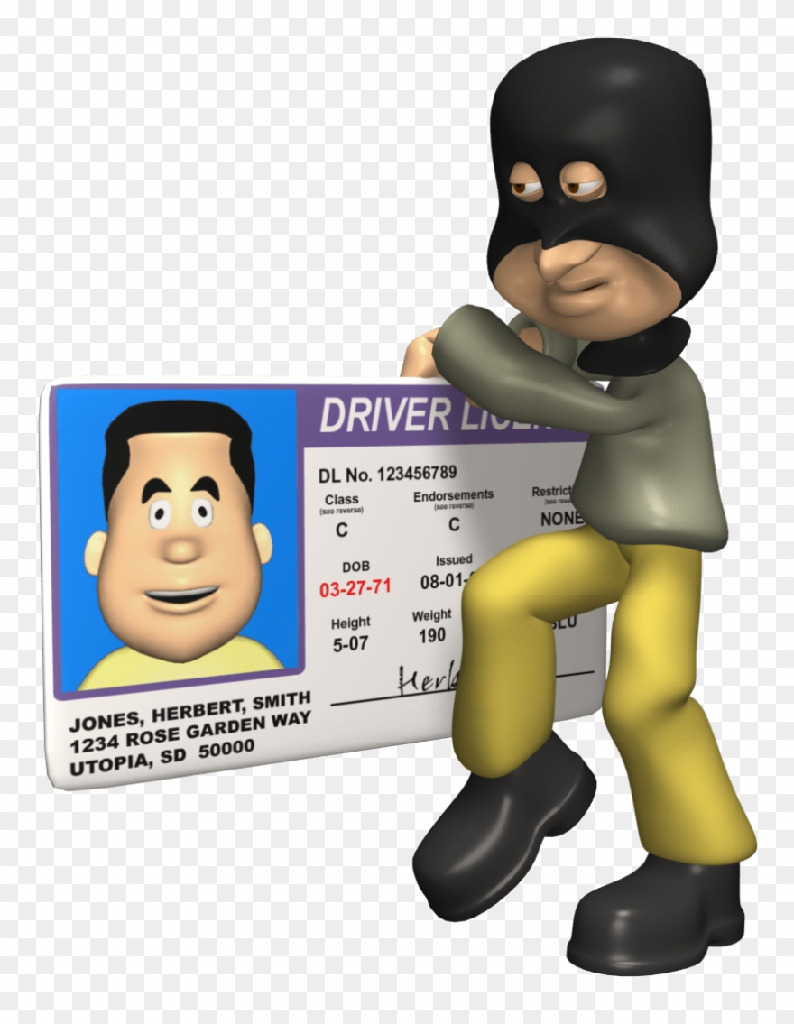 Indian Driving License - Identity Theft Animated Gif Clipart