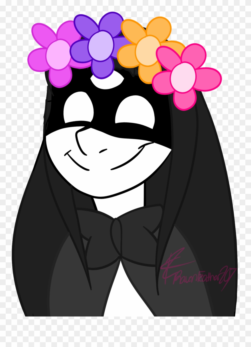 Death Flower Crown Version Rebornica Or Dapper-deoxys - Cartoon Clipart