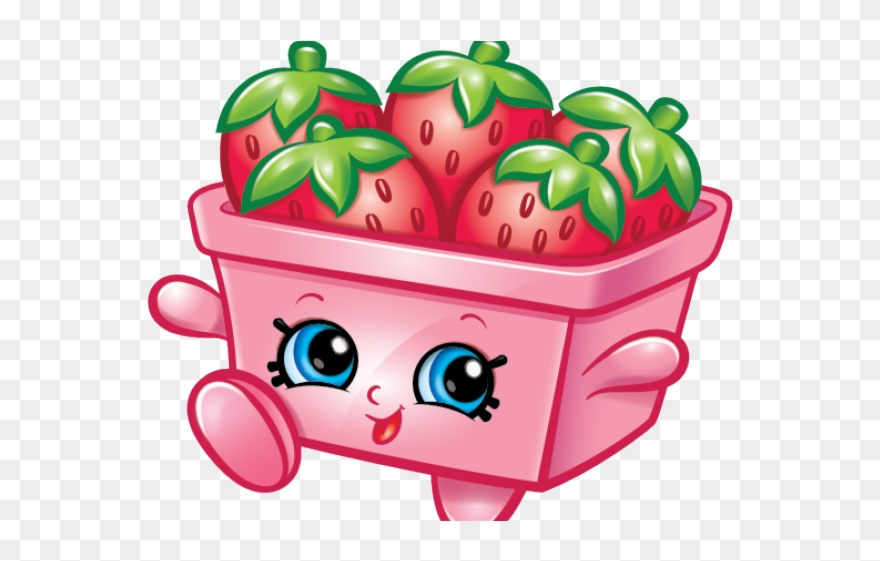 Apricot Clipart Shopkins - Shopkins Strawberry Top - Png Download