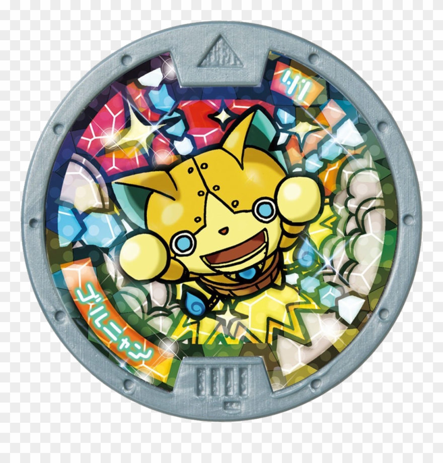 Yo-kai Watch Goldenyan Monopoly Junior Medal - Yo Kai Watch Goldenyan Medal Clipart