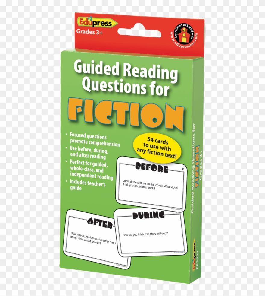 Tcr63429 Guided Reading Questions For Fiction Image - Ink Clipart