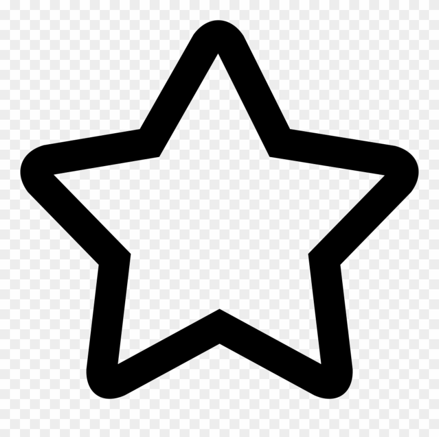 Png File Svg - Star Flat Icon Png Clipart