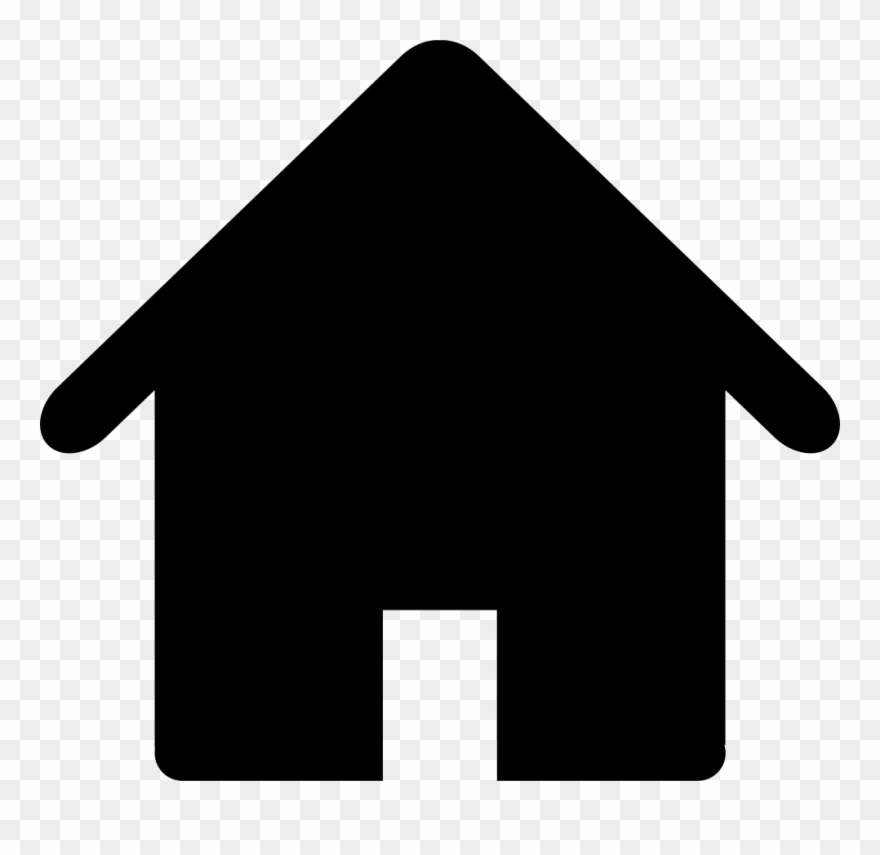 Png File Svg - Home Icon Png Black Clipart