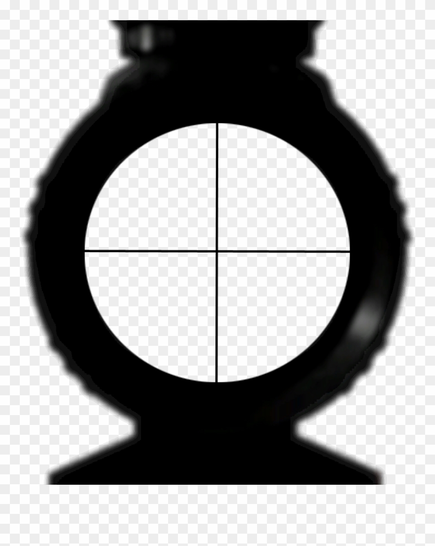 Sniper Scope Transparent Background - Down Steal This Album Clipart