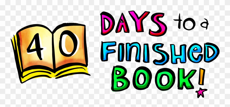 40 Days To A Finished Book Clipart