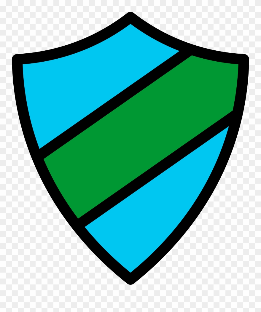 Emblem Icon Light Blue-dark Green Clipart