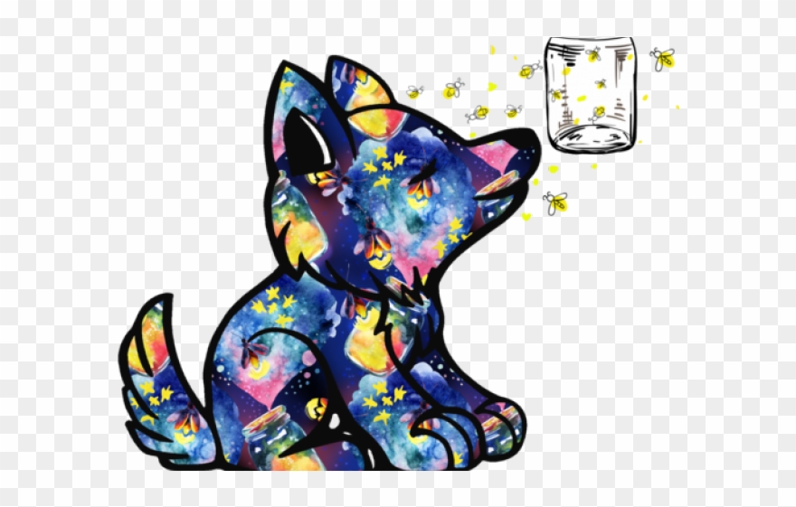 Firefly Clipart Whimsical - Dog - Png Download
