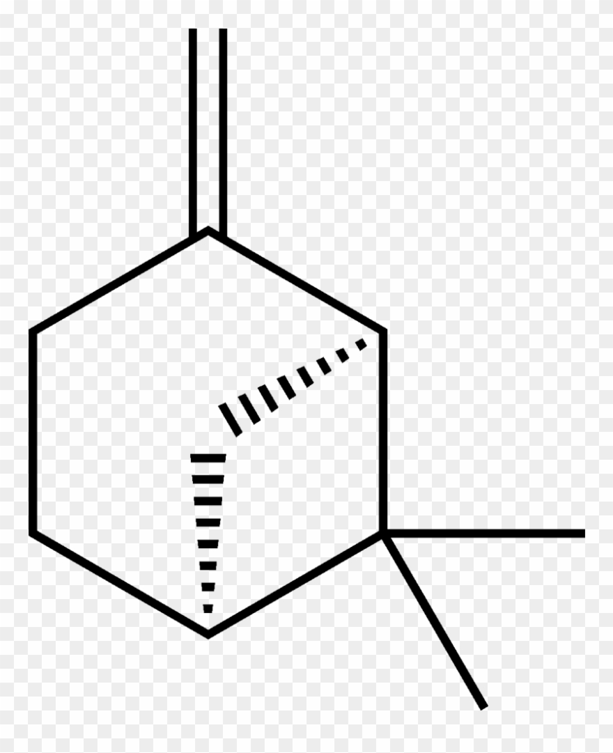 ( ) Beta Pinene 2d Skeletal - Alpha Pinene Clipart