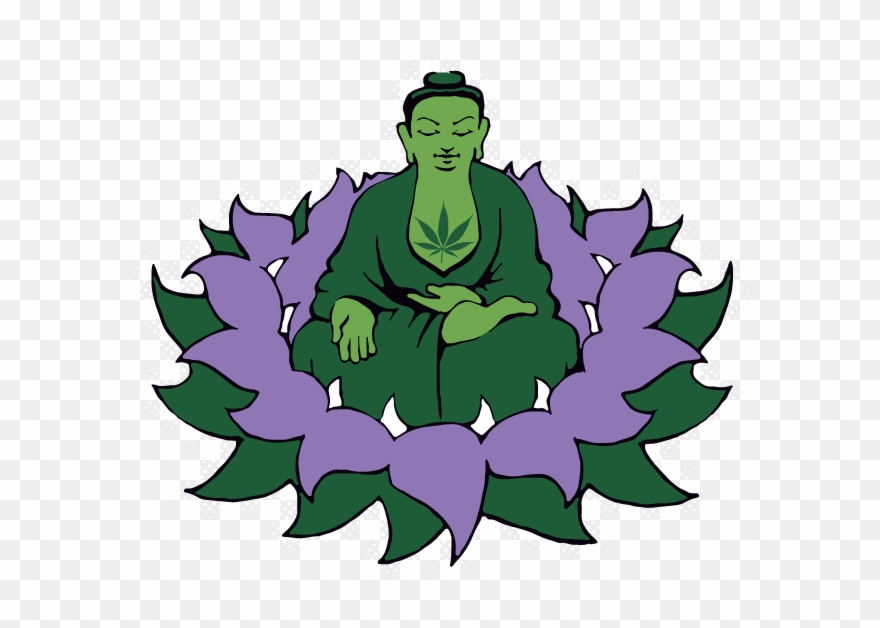 Buddha Vector Halftonescreen - Cartoon Clipart