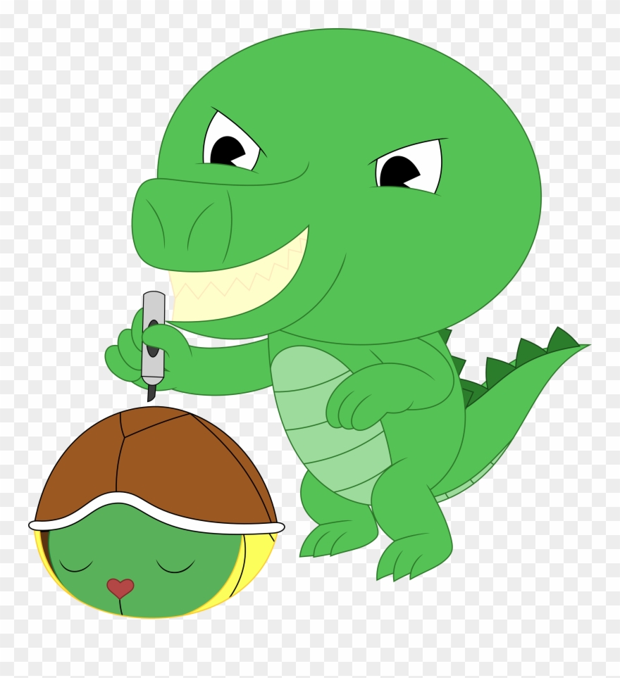Crocodile Clipart Animal Crawl - Shelldon Htf - Png Download