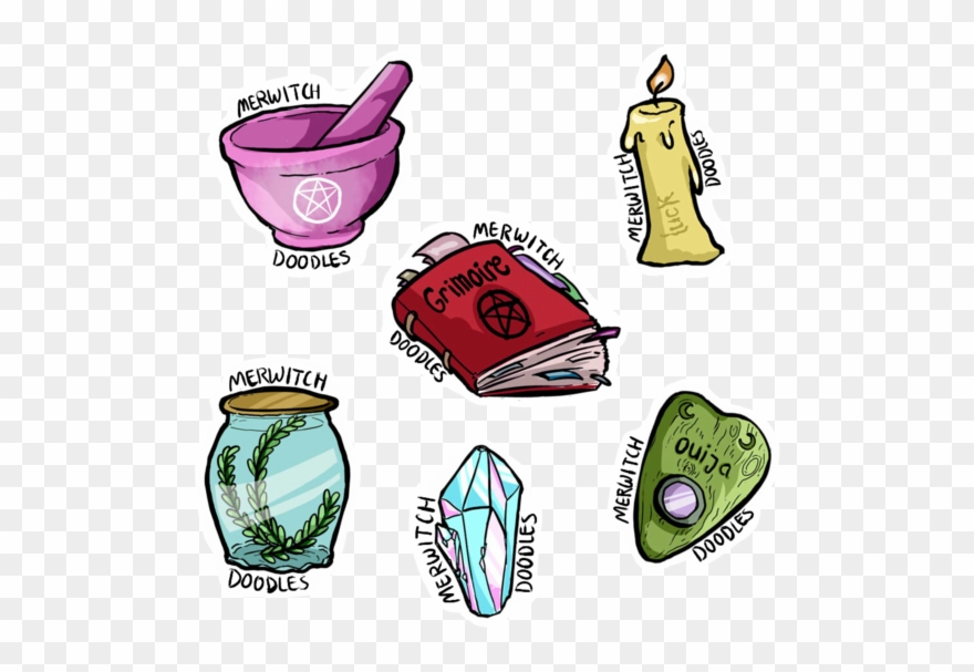 Ouija Board Clipart Witchy - Witchy Stickers - Png Download