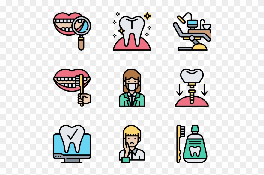 Dental - Friends Icon Png Colorful Clipart