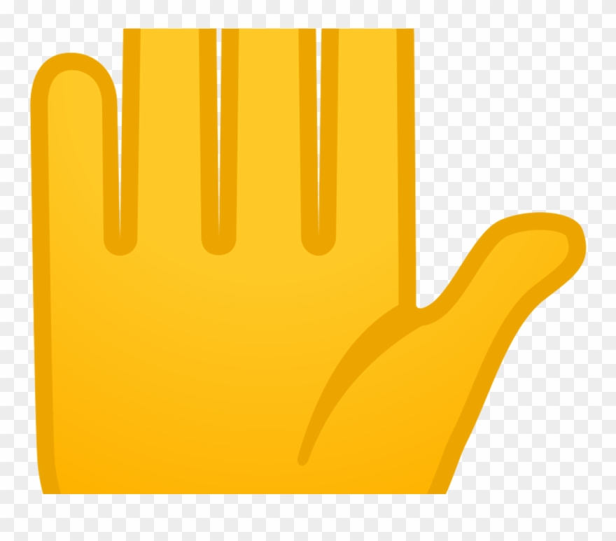 Raised Hand Icon Noto Emoji People Bodyparts Iconset - Illustration Clipart