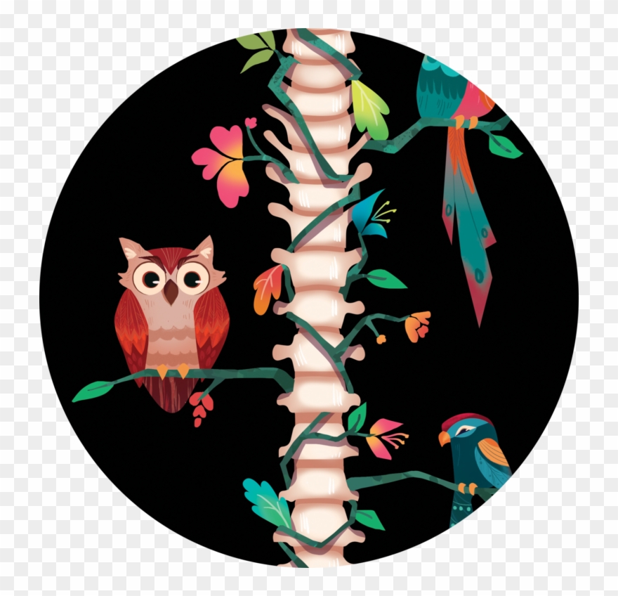 Spine On The Vine - Illustration Clipart