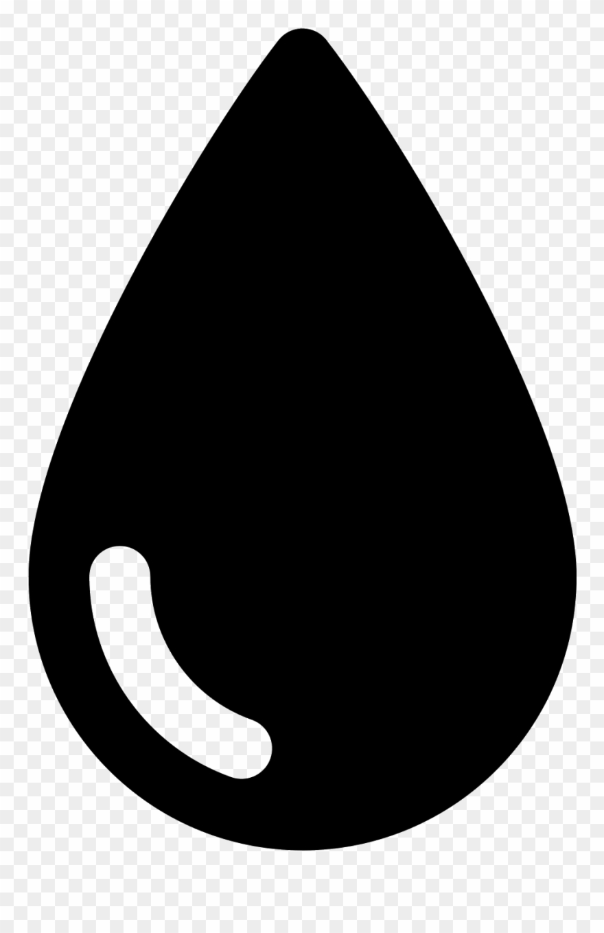 The Icon Is Shaped Simply Like A Tear Drop Falling Clipart