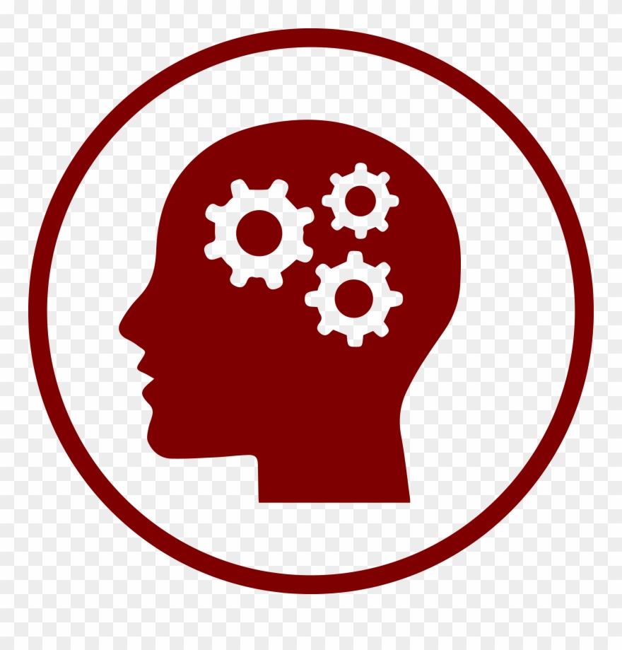 Career Defining Skills - Thinking Head Transparent Clipart