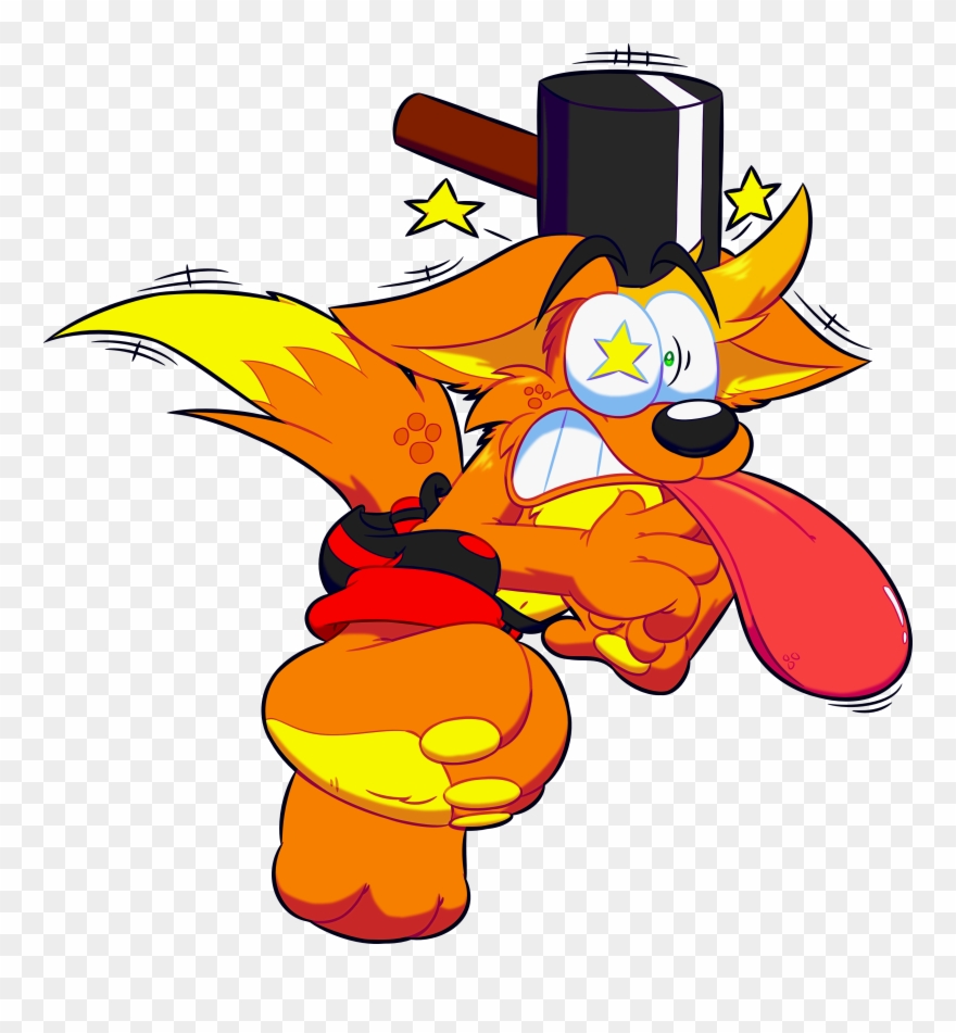 [tra]pow Right On The Noggin - Cartoon Clipart