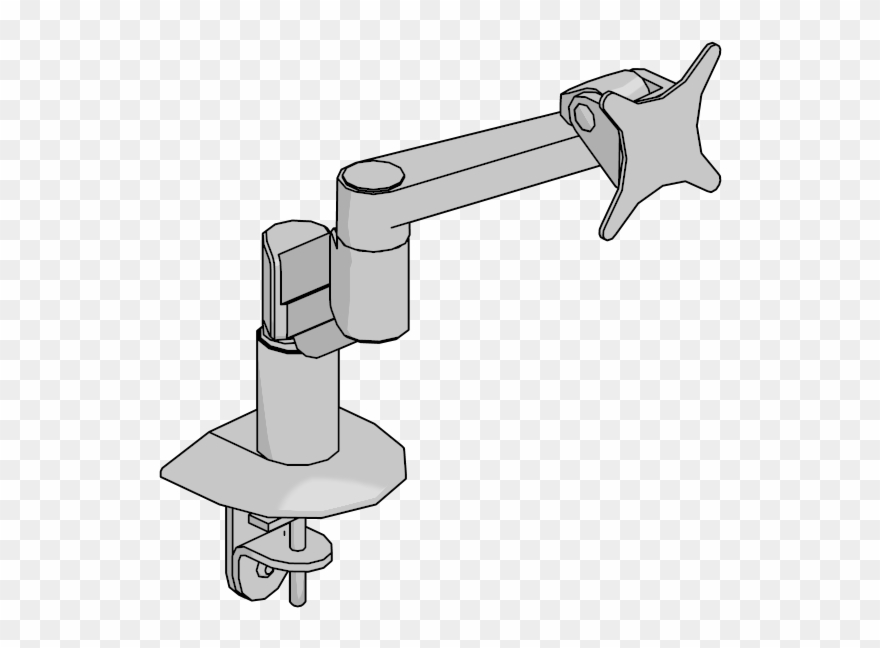 Cf&nbsp - Ser - Mon&nbsp - Arm Std&nbsp - Duty,c Clamp&nbsp - Cartoon Clipart