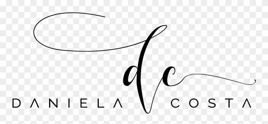 Daniela Costa Logo Large - Line Art Clipart
