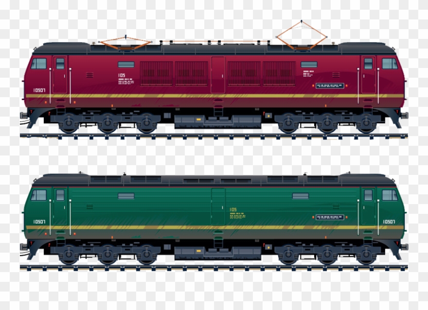 900 X 700 9 - Diesel Passenger Rail Car Clipart