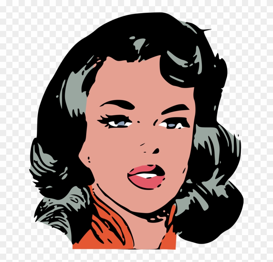 Woman-face From Confidential Diary 12 - Clip Art Woman Face - Png Download