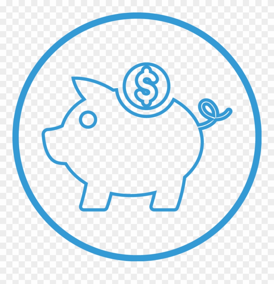 Icon Picture Of A Piggy Bank Representing Usiak Law - Social Security Icon Clipart