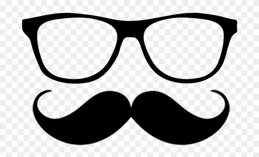 For Men - Cartoon Mustache And Beard Clipart