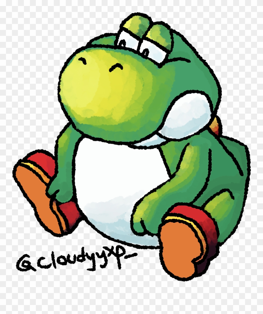 Yoshi's Island Style Original Post Got Deleted When - Cartoon Clipart