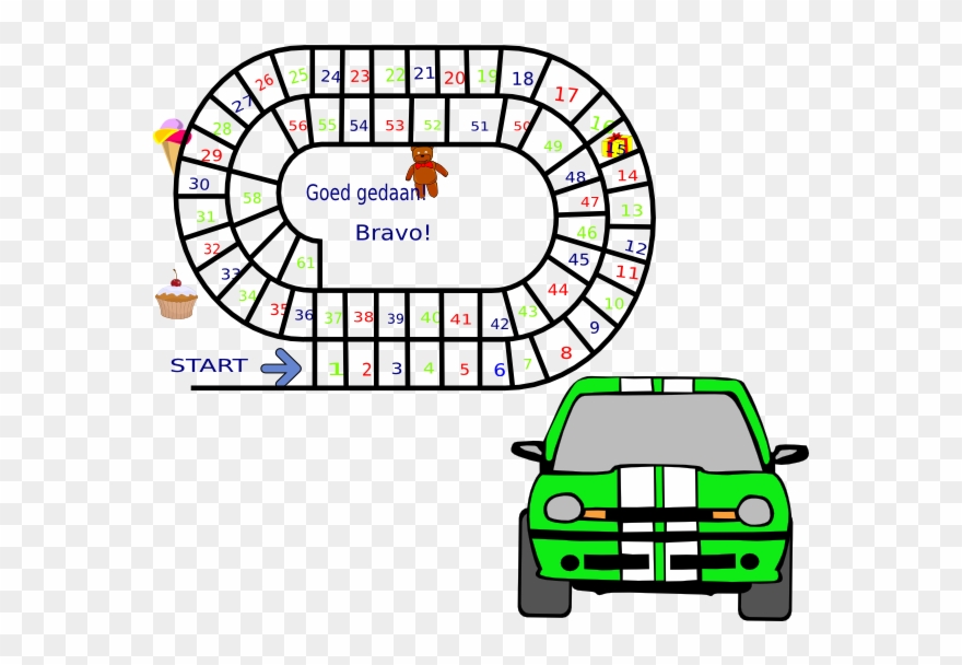 Ganzenbord Swo Clip Art - Game Of The Goose Board Game - Png Download