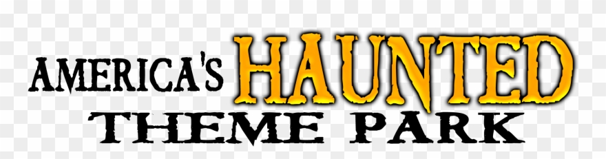 Haunted Theme Park Logo Clipart