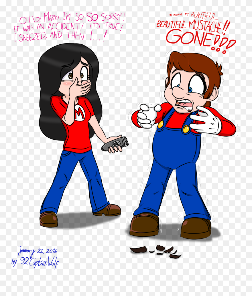 894 X 894 7 - Mario Bros Without Mustache Clipart (#3554220) - PinClipart